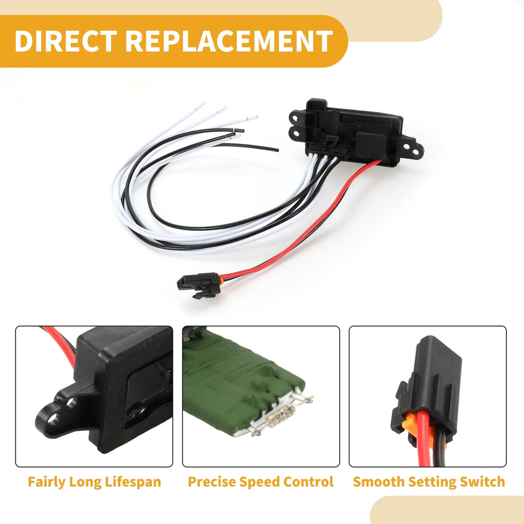 HVAC Blower Motor Resistor for Cadillac Escalade ESV (2007–2014)