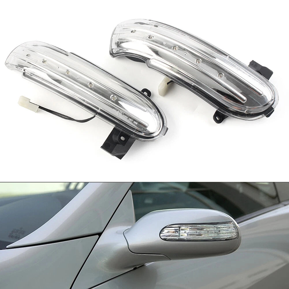 LED Dynamic Rearview Mirror Turn Signal Lights for Benz SLK SL Class (2004–2011)