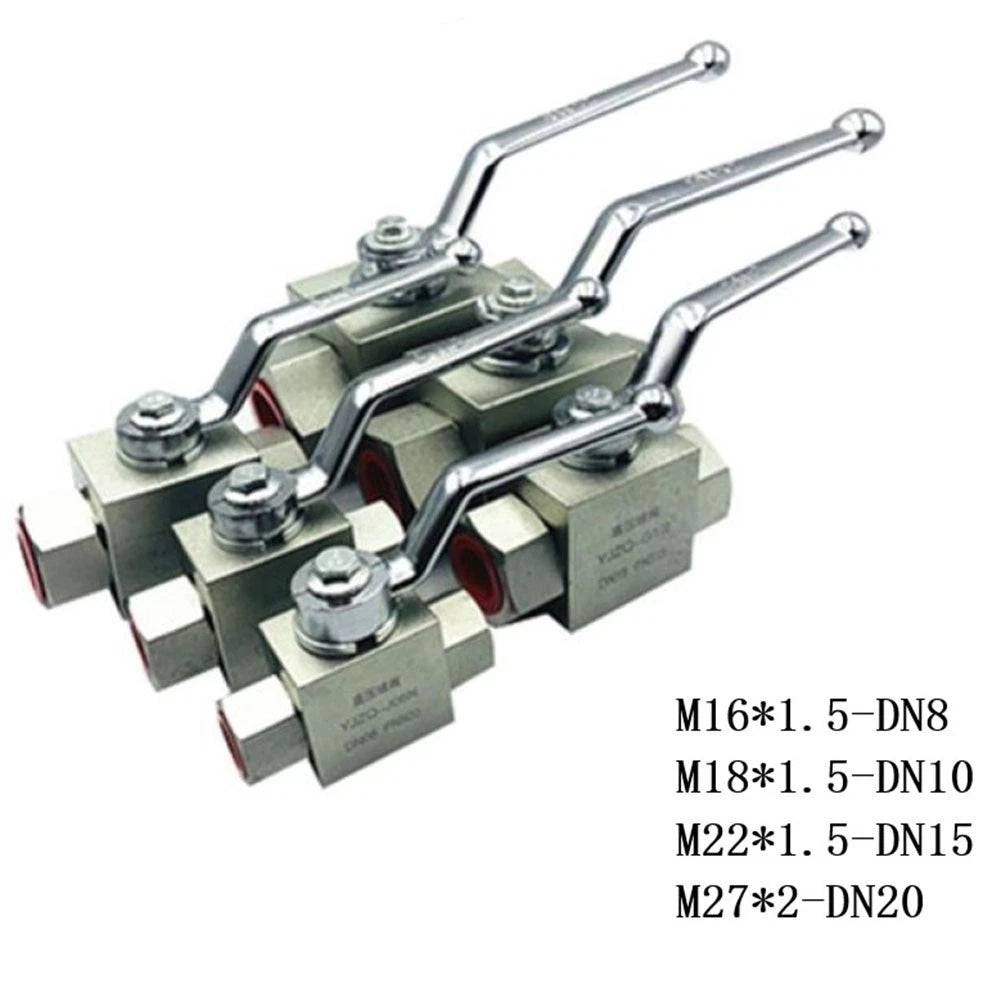 High Pressure Ball Valve M16x1.5 to M27x2