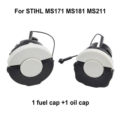 Oil & Fuel Tank Cap for Stihl MS171 MS181 MS211 MS231
