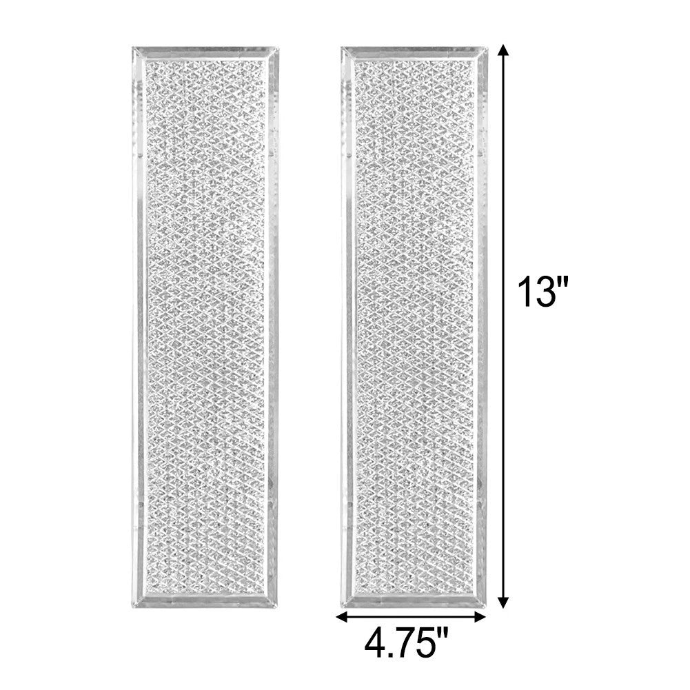 Microwave Grease Filter for GE Models (Easy to Clean Aluminum)