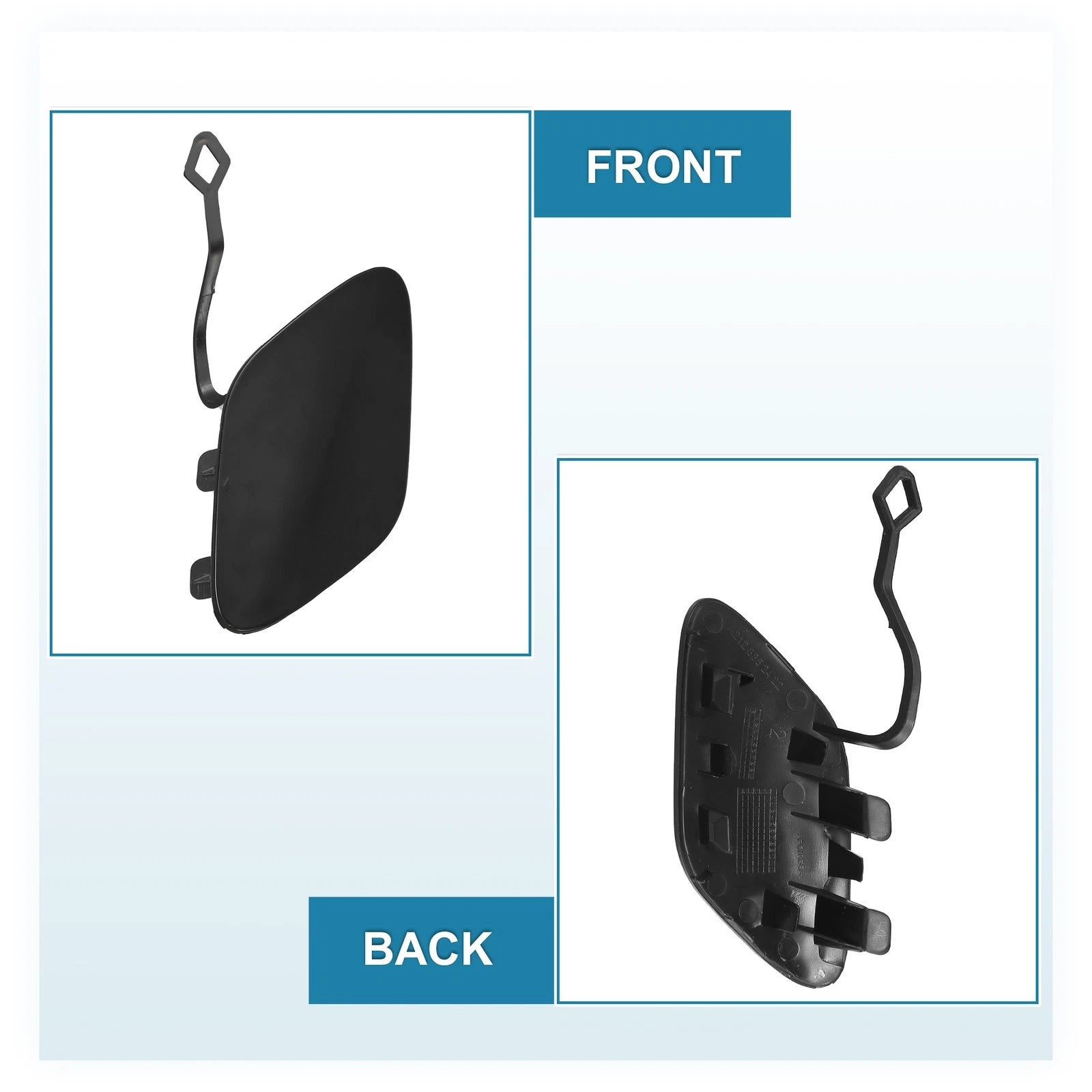 Front Right Tow Hook Cover Replacement for Mercedes-Benz E200 (2014–2016)