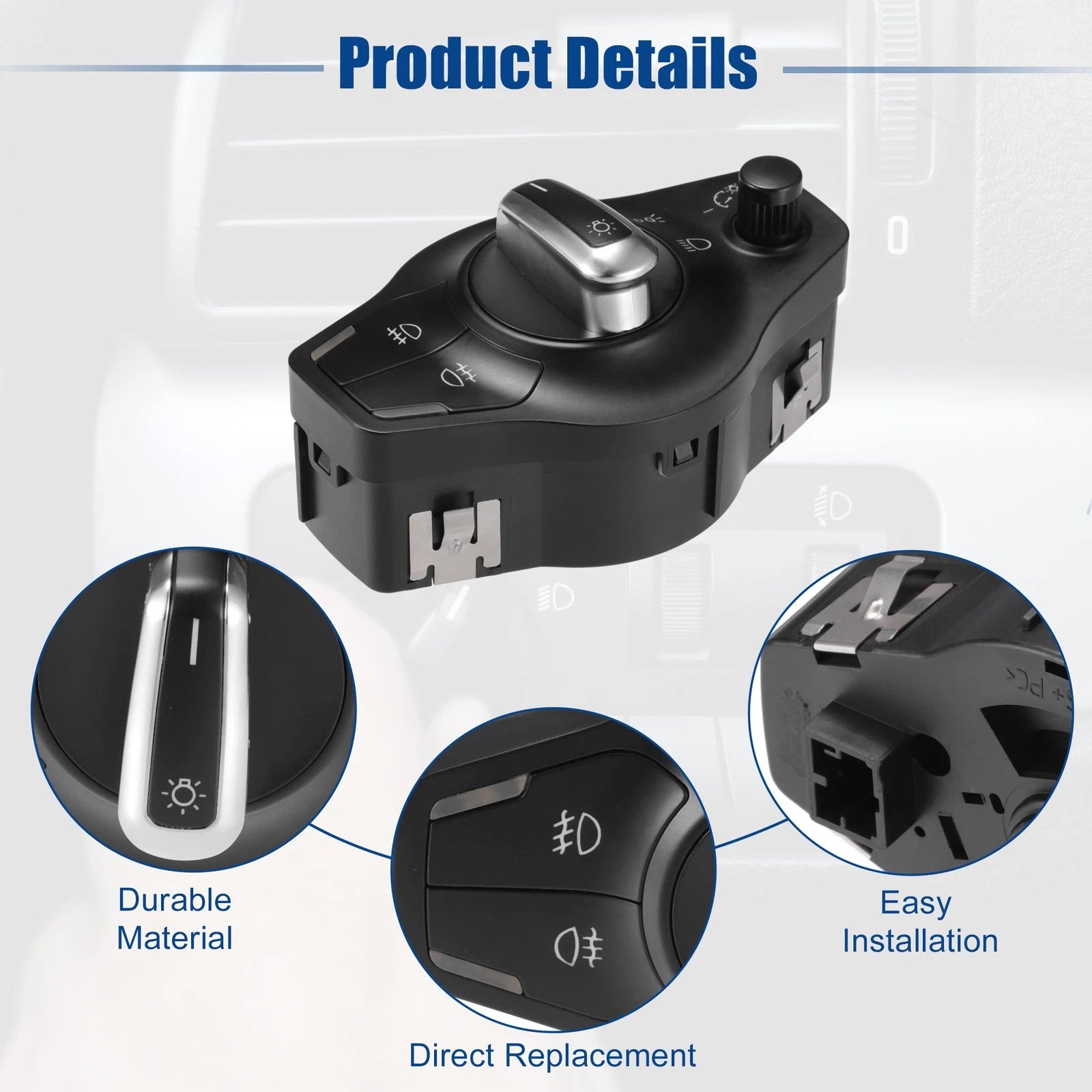 Headlight Switch Replacement for Audi A4 A4 Quattro (2009–2016)