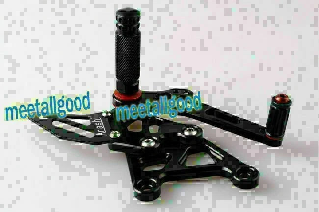 Rearset Foot Pegs for Honda CBR 250R (2010–2014) Black