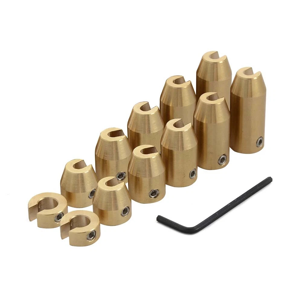 12 Pack Reusable Brass Spoke Balance Weights for Harley Road Street Electra Glide