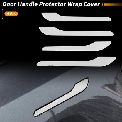 4X Handle Protective Film for Tesla Model 3 (2023–2024) Baking Paint White