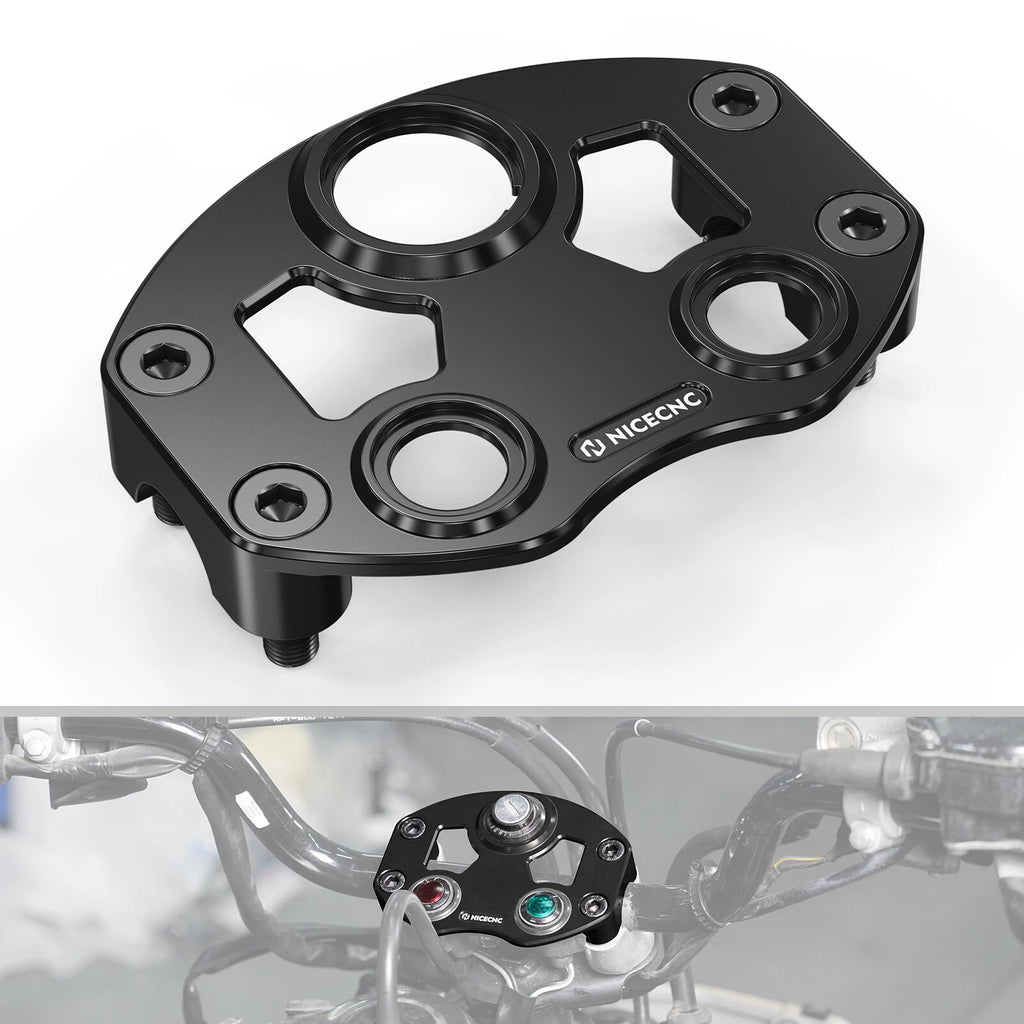 Key Switch & Indicator Light Mount Clamp Bracket for Honda TRX 450R (2006–2009)