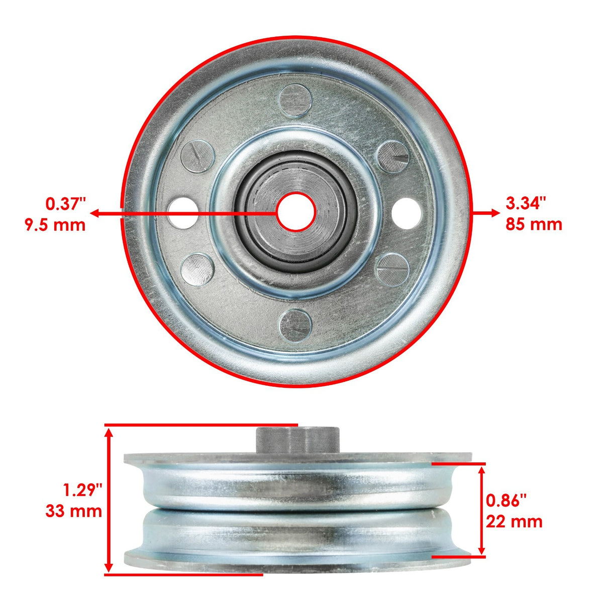 Pulley Replacement for Scag GC-STT-52 SW-13BV (2000–2005)