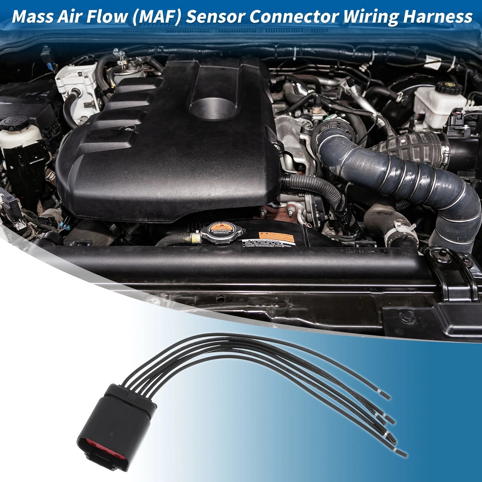 Mass Air Flow Sensor Connector Wiring Harness for Ford F150 F250 E150 E250 (2009–2014)