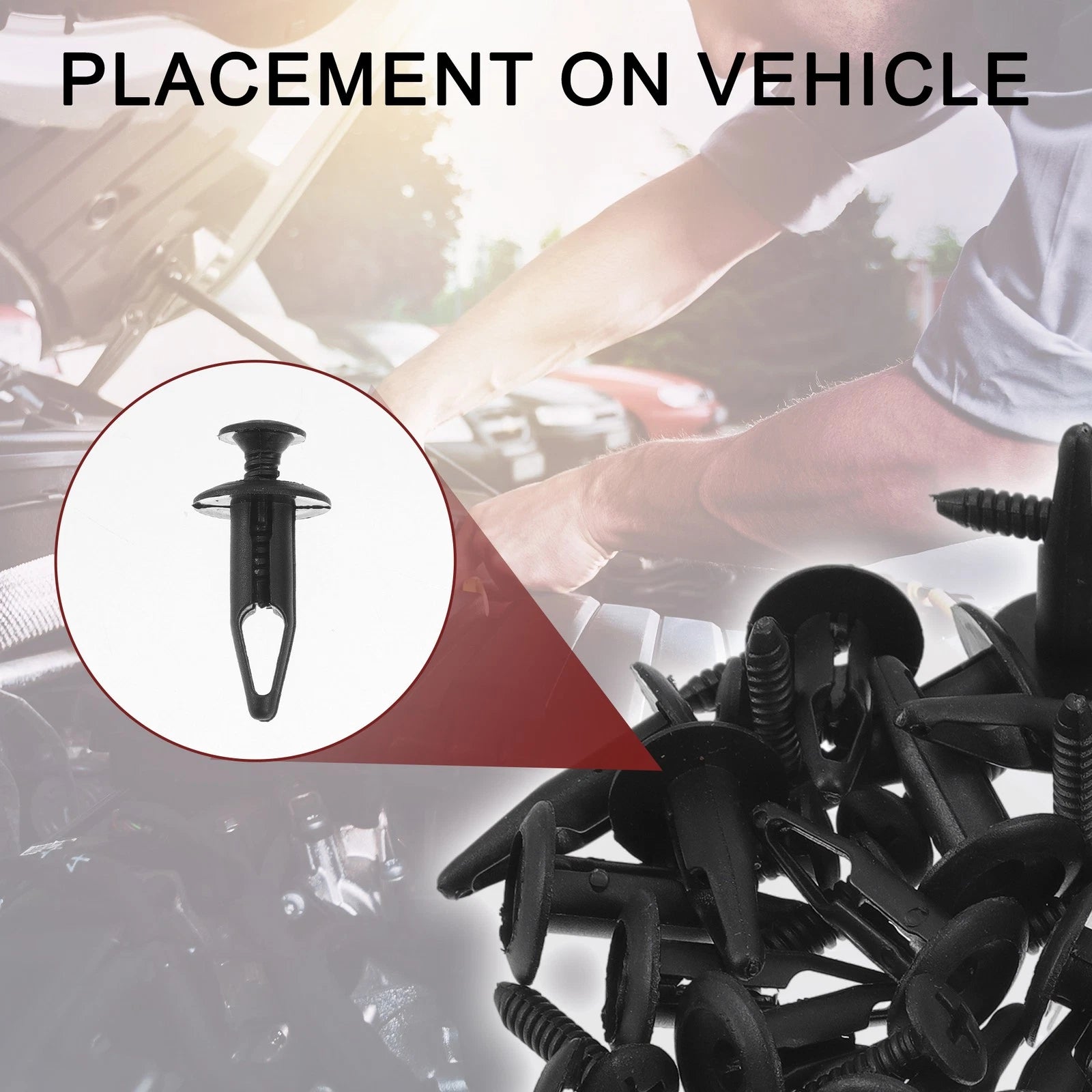 Front Fender Skirt Clip Set for Chrysler 200 and Pacifica (2011–2019)