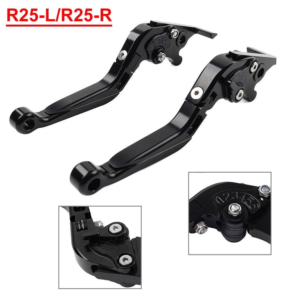 CNC Folding Extendable Brake Clutch Levers for Yamaha YZF R3 MT-03 (2015–2023)