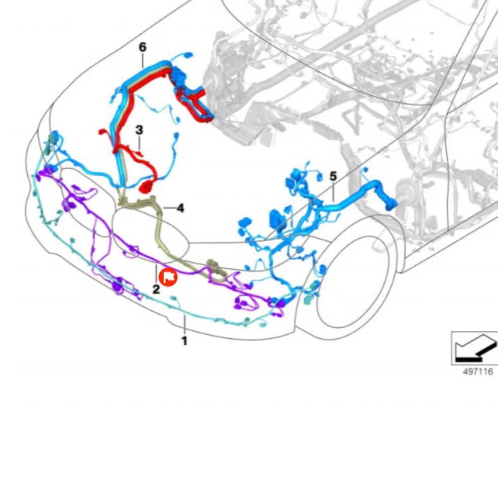 Parking Sensor Wire for Parking Assist Installation (ABS Material)
