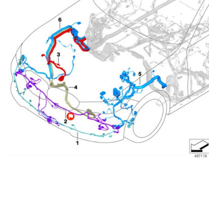 Parking Sensor Wire for Parking Assist Installation (ABS Material)