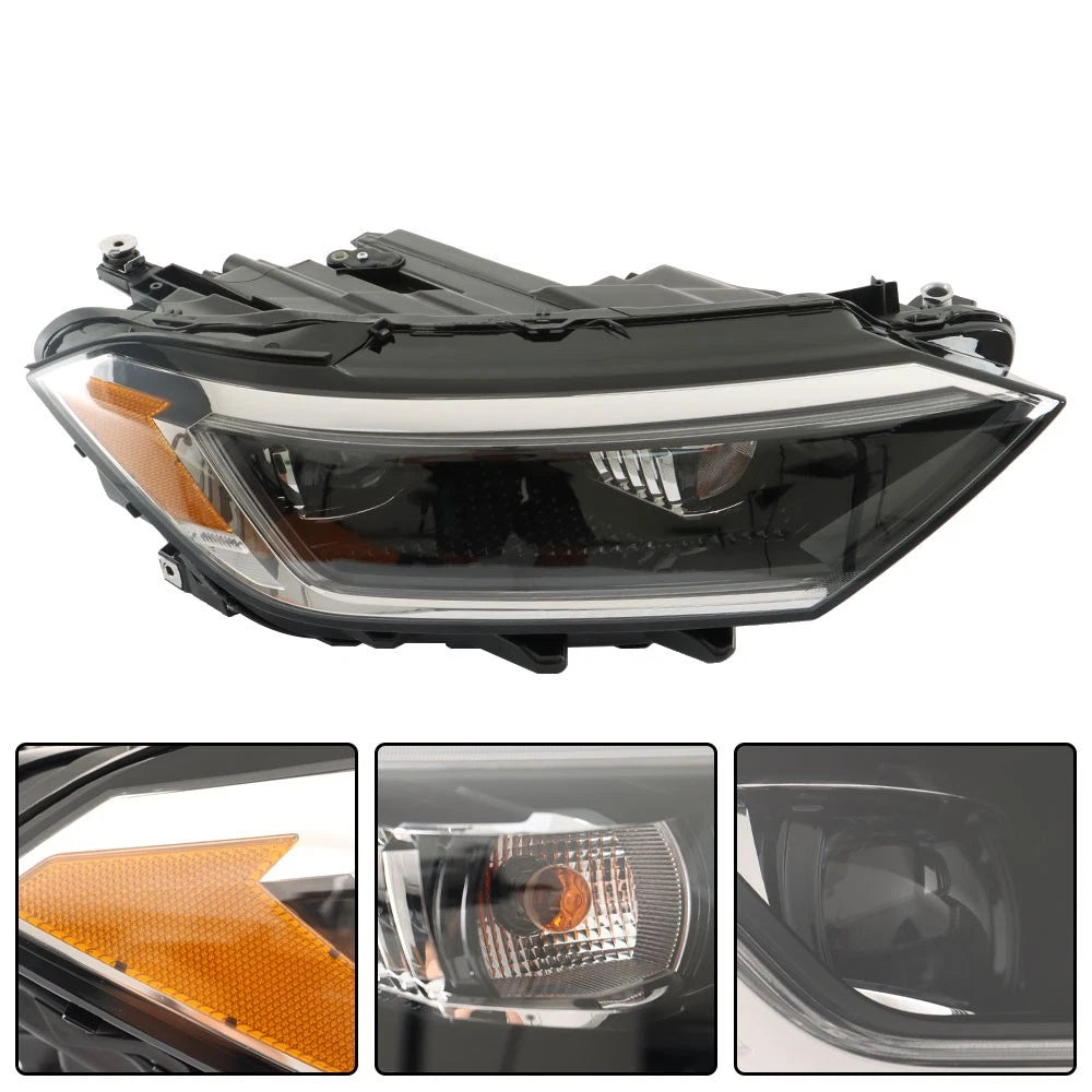 Headlight Assembly LED w/DRL Right for Volkswagen Jetta (2019–2023)
