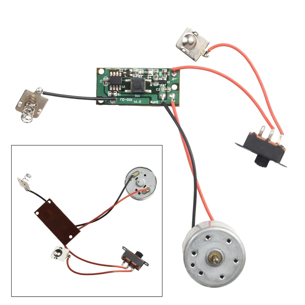 Switch Assembly for Solar Drive Motor Regulation Control (Toys)