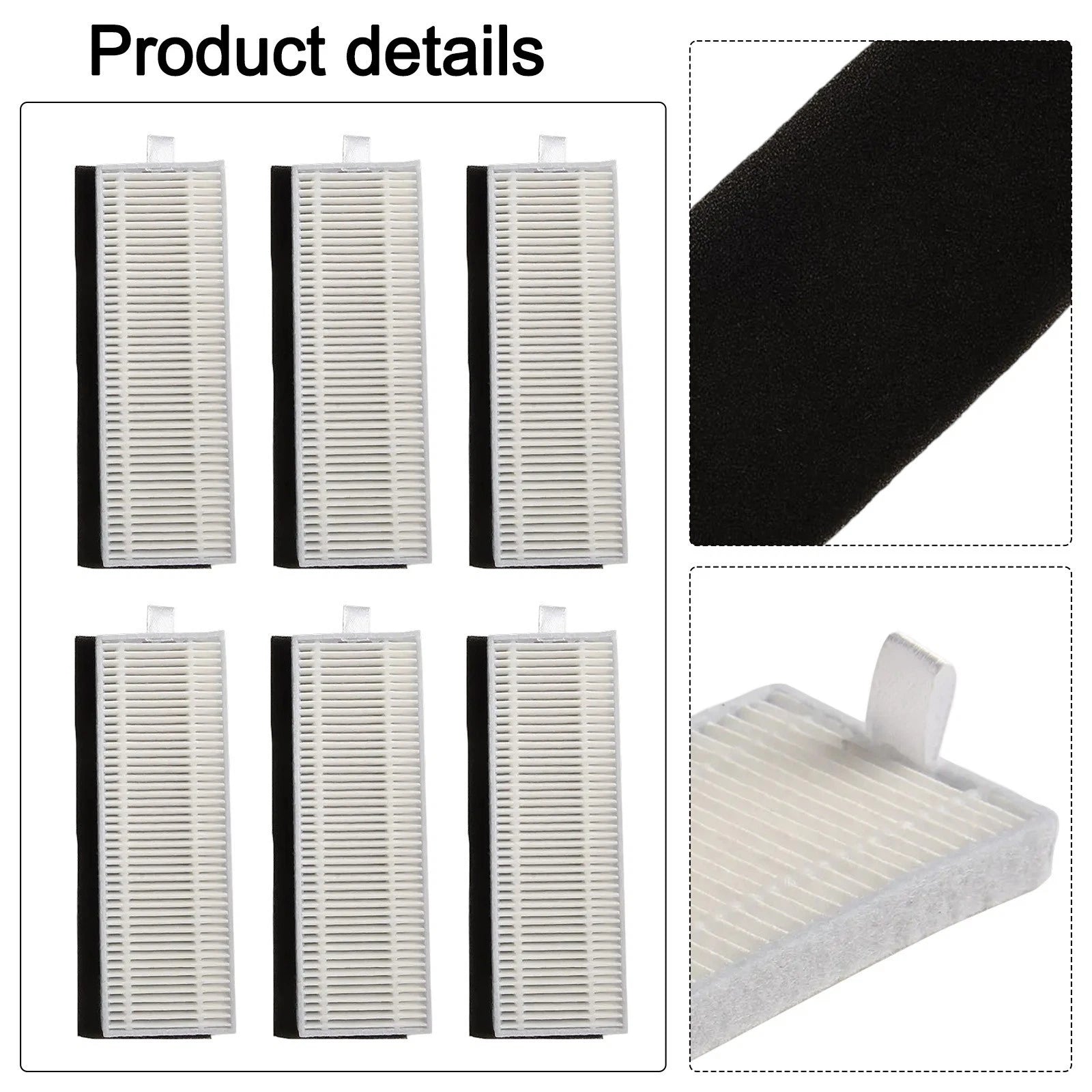 Filter Kit for ILIFE V3x Robot Mop (6 Filters)