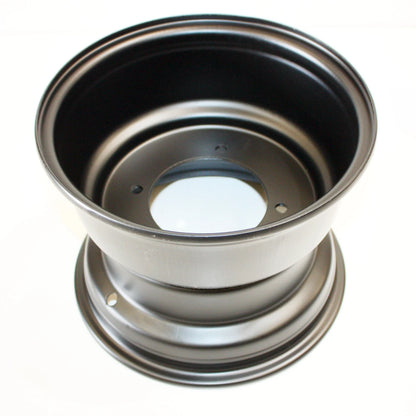2X 10" Black 110mm Hole 4 Stud Rear Wheel Rim for ATV Quad Buggy