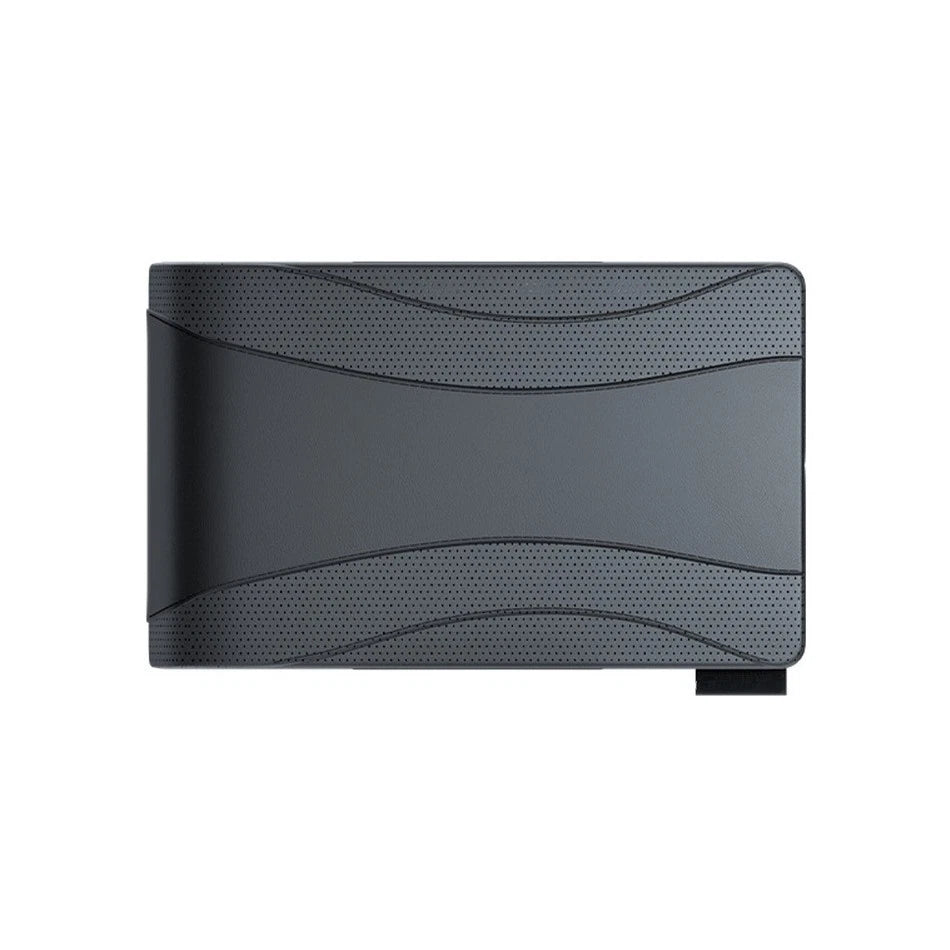 Leather Armrest Pad for Car with Memory Foam Cushion (Universal Fit)