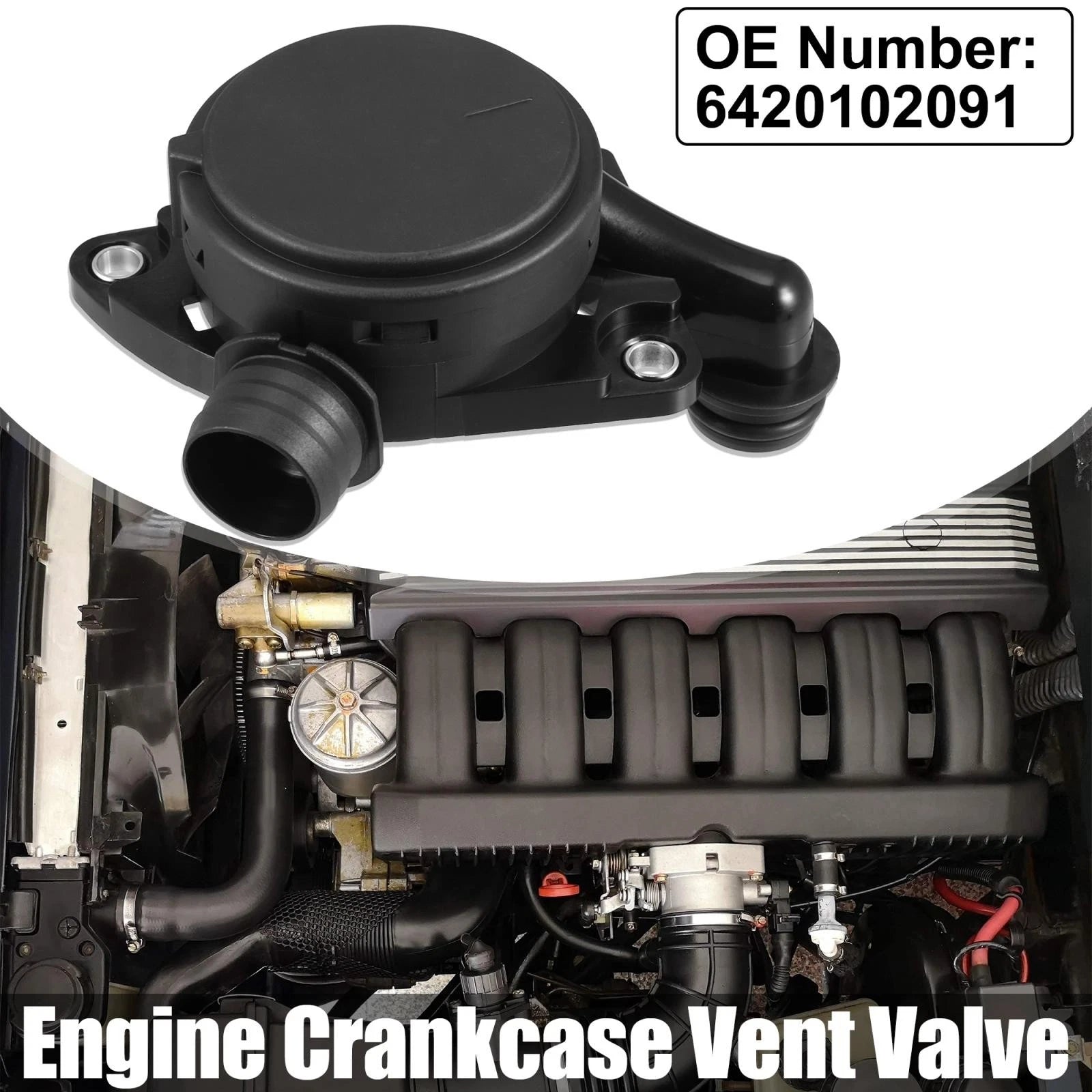 Engine Crankcase Vent Valve OEM Replacement for Mercedes-Benz GL320 (2007–2008)