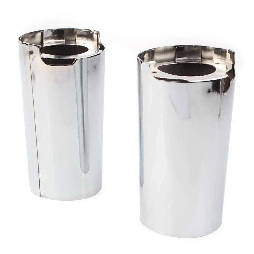 Chrome Fork Slider Covers for Harley Touring Electra Street Tri Glide (2014–Up)