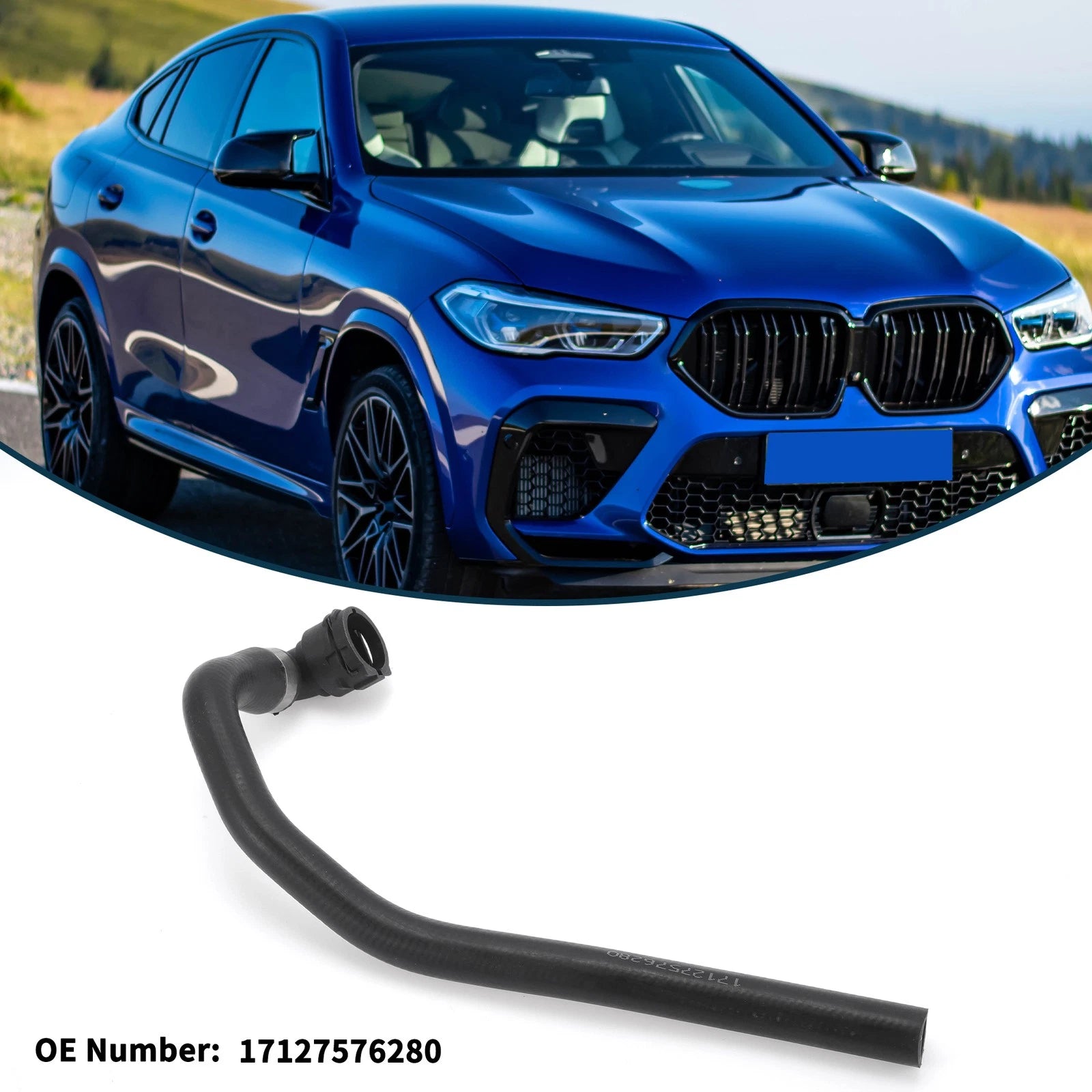 Radiator Hose Replacement for BMW X6 xDrive50i E71 4.4T (2008–2014)