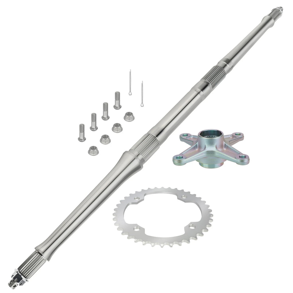 Rear Axle Shaft Kit w/Sprocket Hub Collar for Yamaha Raptor 350 (2004–2013)