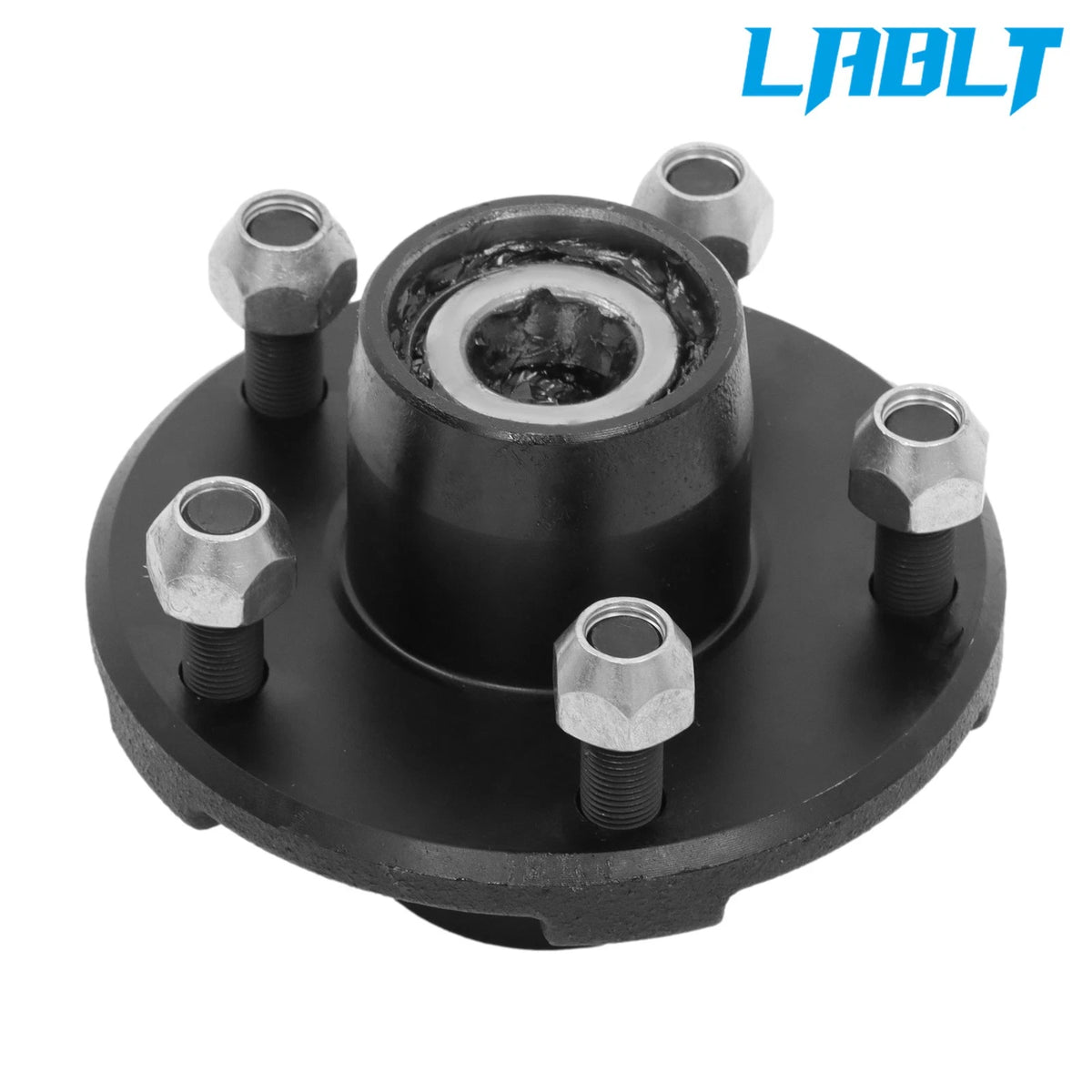 2PK Trailer Hub Kit 5 Bolt 4.5" for 2000lb Axle 4 Lug Trailer (2000–2023)
