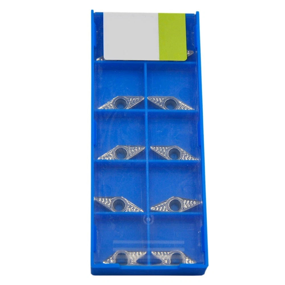 10pcs Carbide Turning Inserts VCGT110308AK for Aluminum Alloy Lathe Use