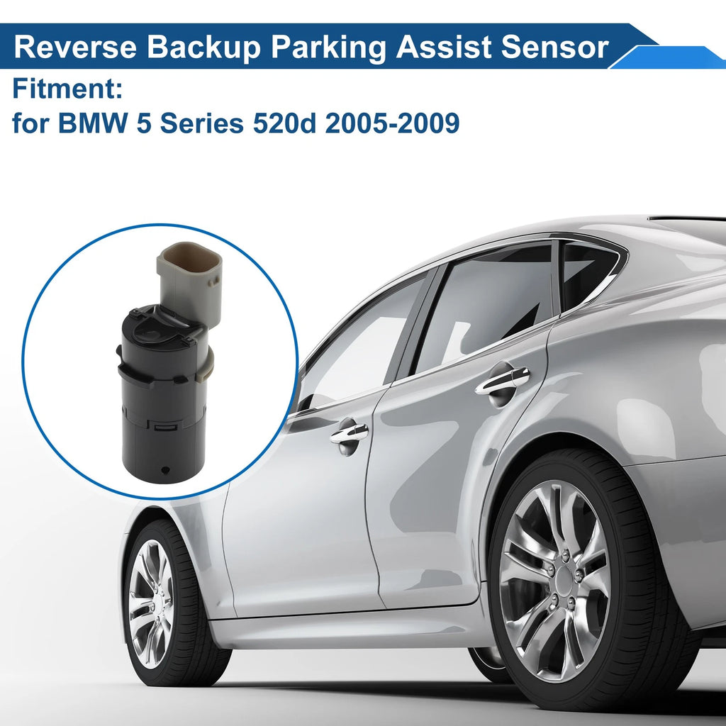 1Pc Reverse Backup Parking Sensor for BMW 5 Series 520d (2005–2009) No.66206989207
