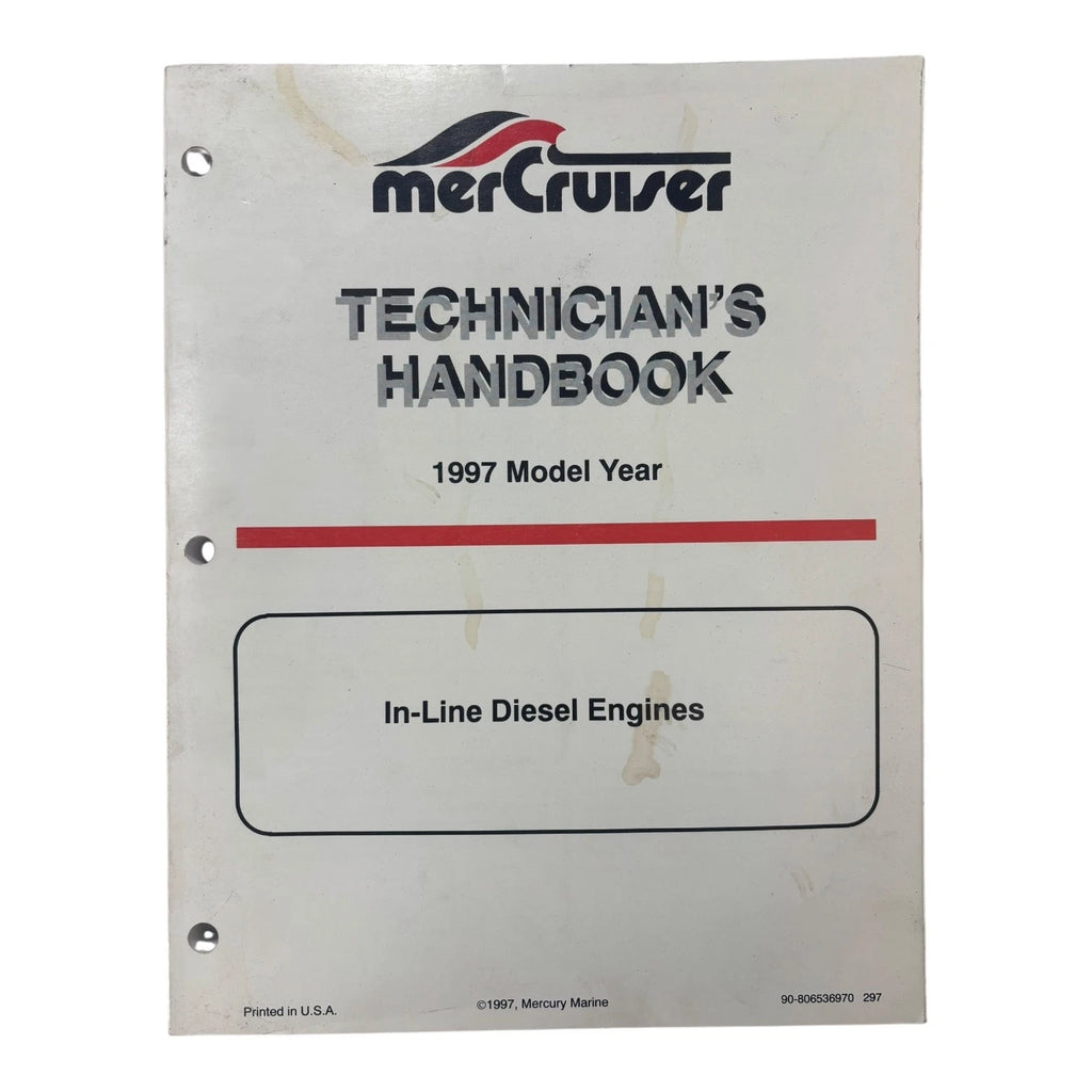 In-Line Diesel Engines Technicians Handbook for MerCruiser (1997)