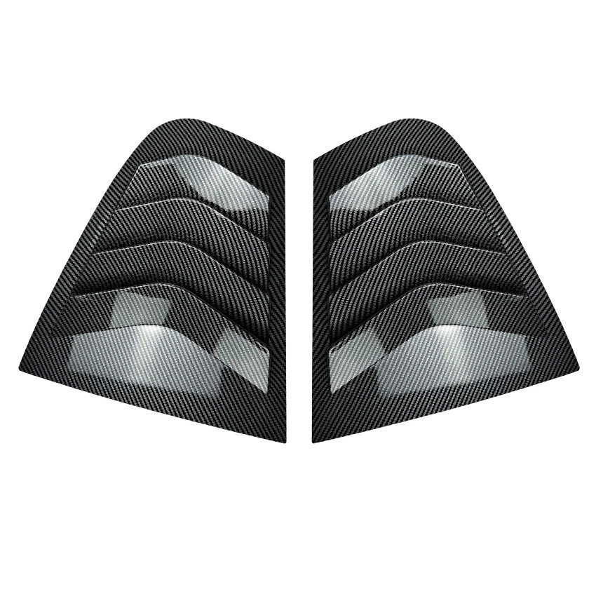 Side Window Louver Shutter Cover for BMW F30 3-Series (2013–2019) Carbon Look