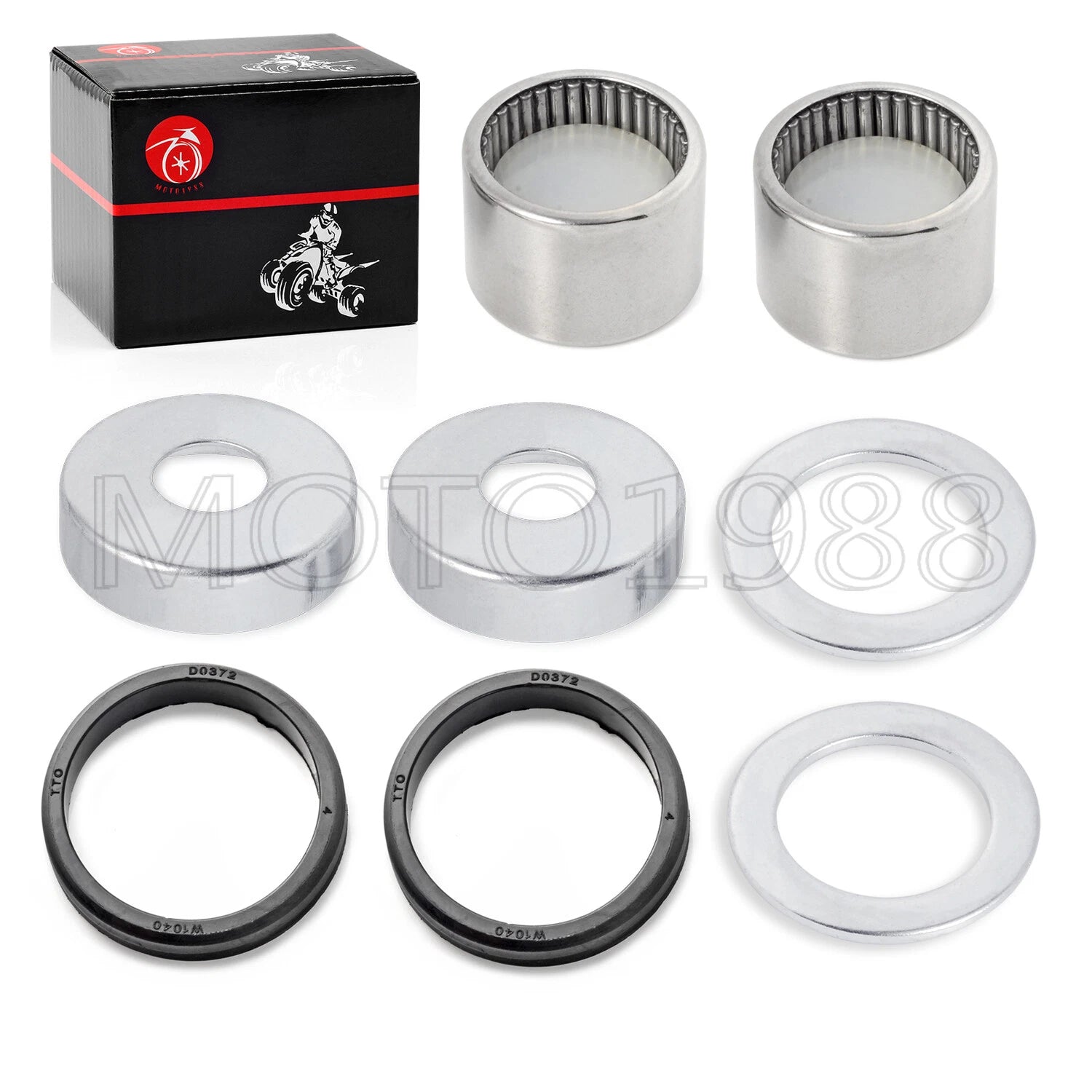 Rear Swingarm Bearing Seal Caps Rebuild Kit for Yamaha Warrior 350 (1987–2004)