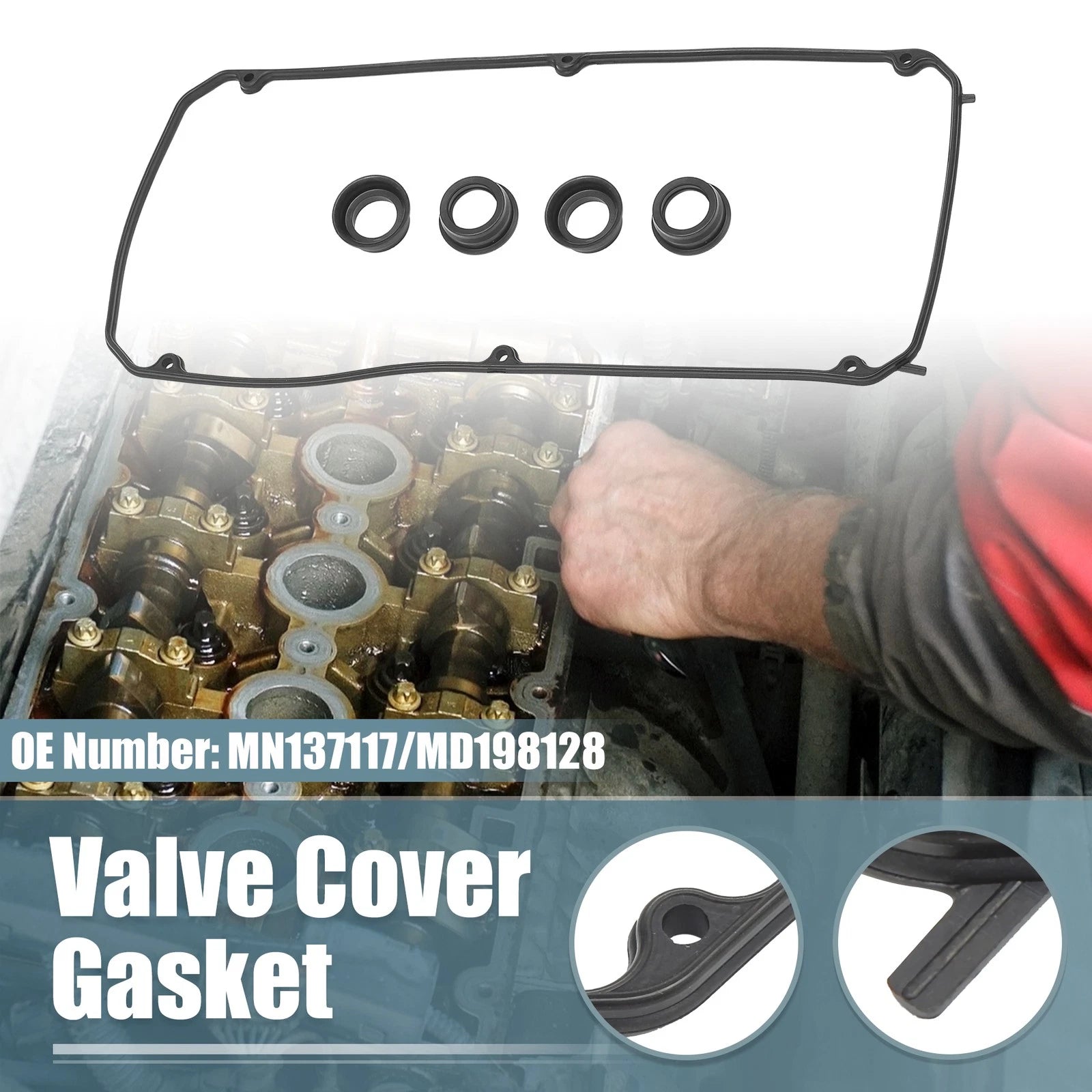 Engine Valve Cover Gasket Seal Set for Mitsubishi Eclipse (2005–2012)