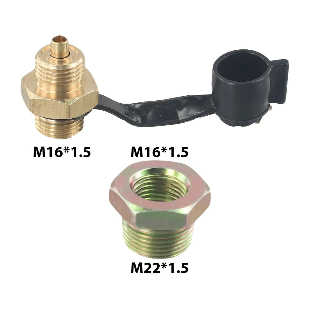 Air Valve Connector for Truck (Metal, Silver)