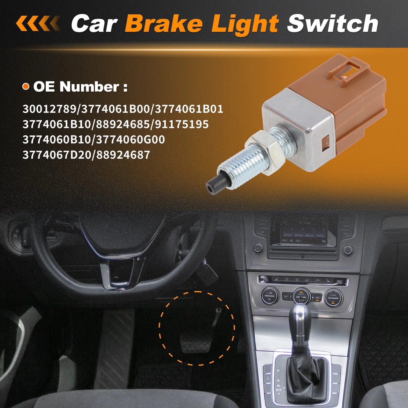 Brake Light Switch for Chevrolet Metro 1992 (1992–1992) Replacement