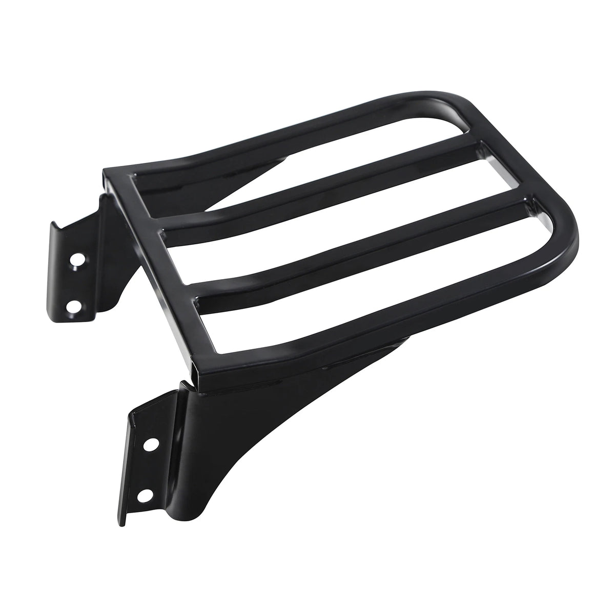Chrome/Black Sissy Bar Luggage Rack for Harley Softail Sportster Dyna (–2023)