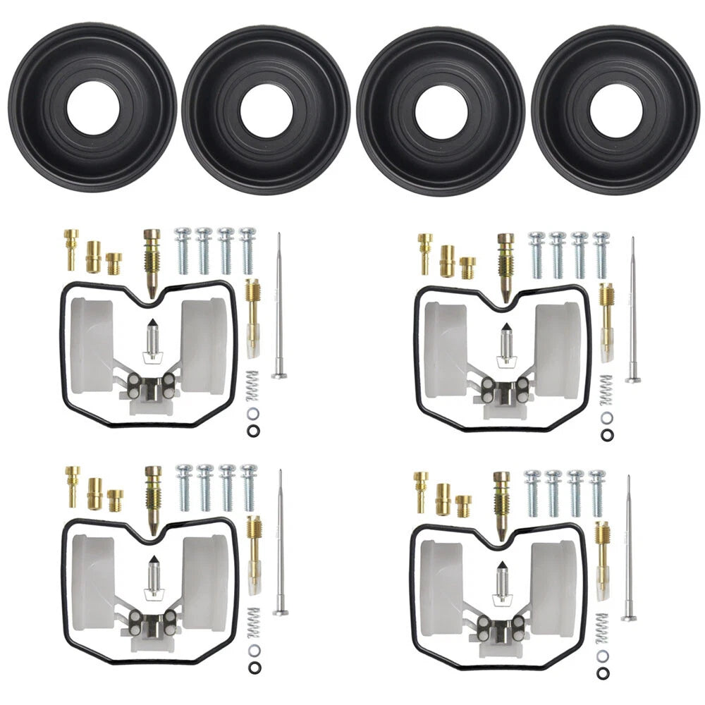 4x Replace Carburetor Float Diaphragm Kit For KAWASAKI Vulcan 500 EN500A 91-95