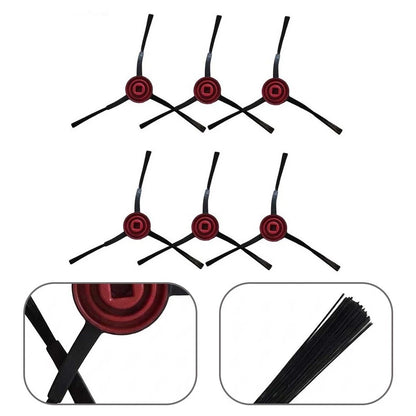 6 Pack Side Brushes for Laresar & Lubluelu Vacuums
