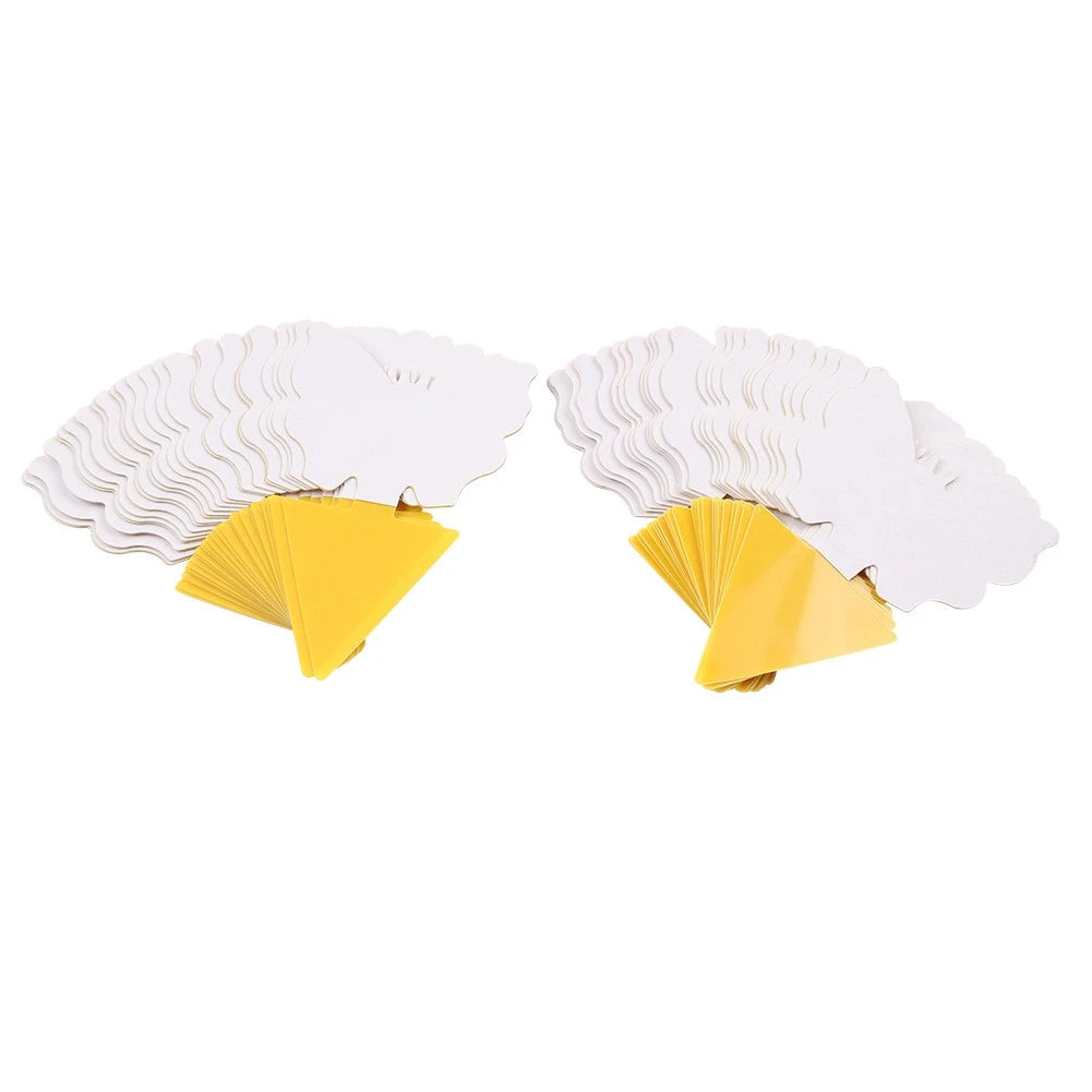 50pcs Sticky Fruit Fly Traps for Indoor Outdoor Use
