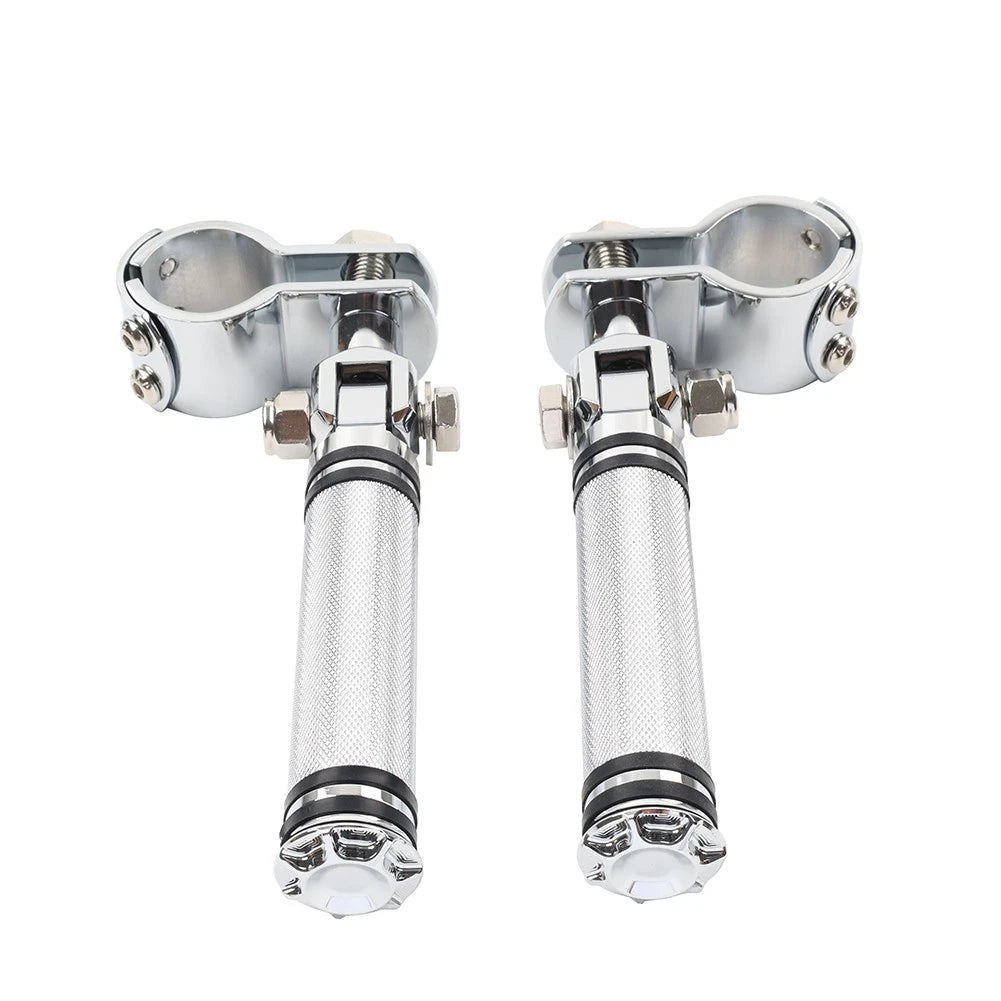 Engine Guard Bar Foot Pegs for Harley Yamaha (25-32mm)