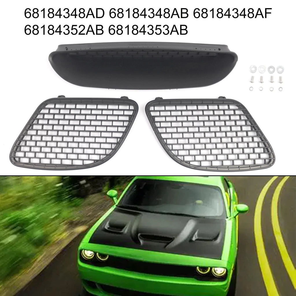 Hood Scoop Bezel Vent for - ABS, Non-deformable