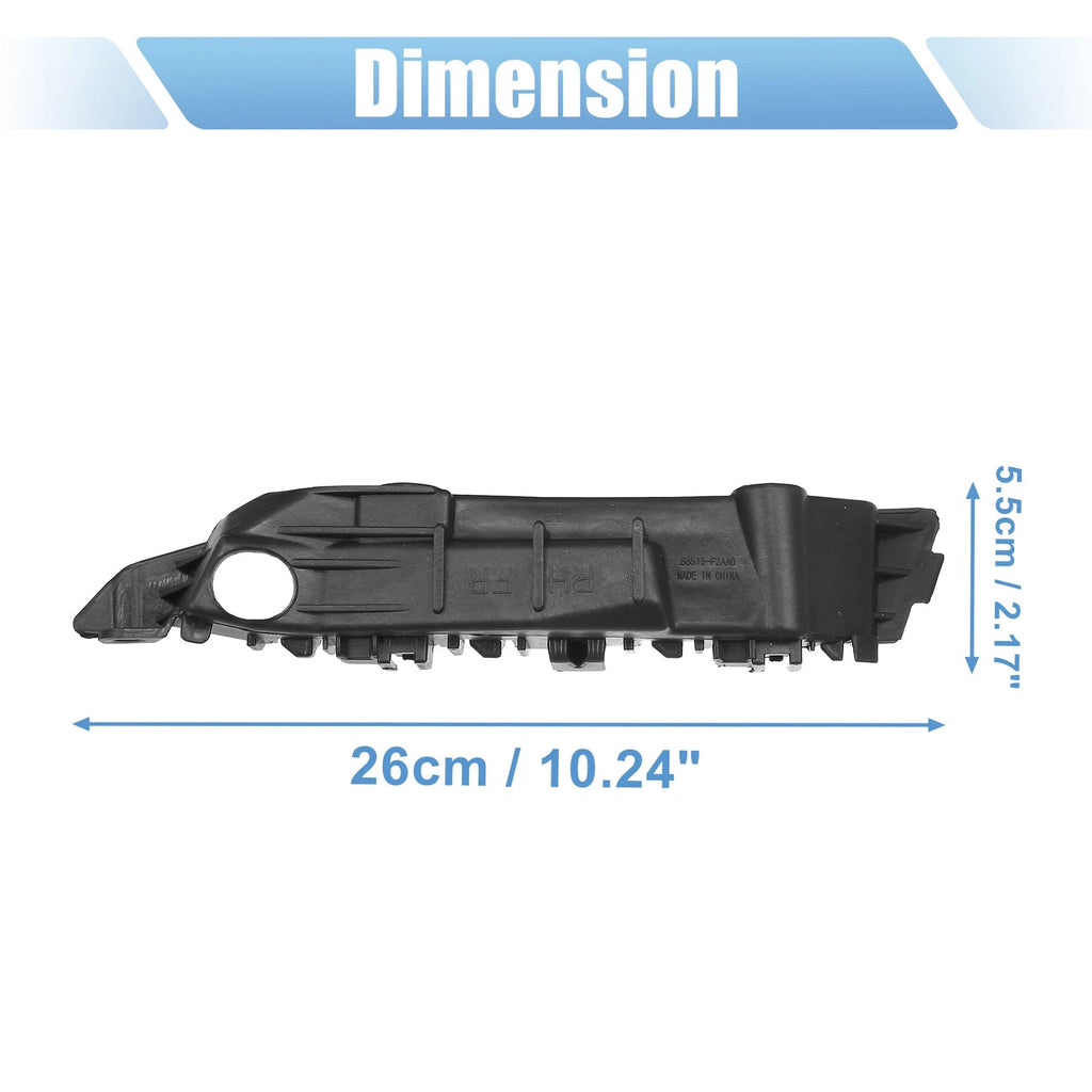 Front Bumper Mounting Support Bracket Pair for Hyundai Elantra (2011–2018)