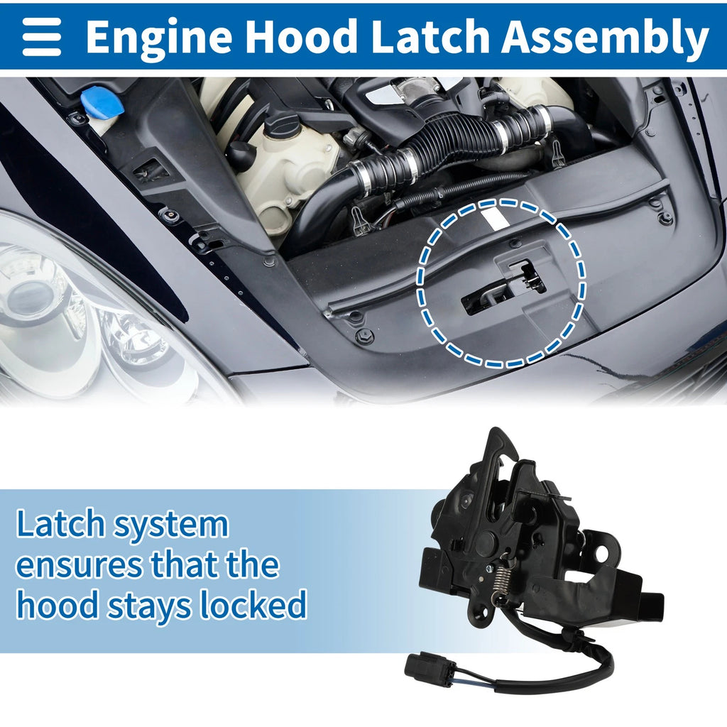 Hood Latch Assembly Replacement for Toyota Sienna (2011–2020)