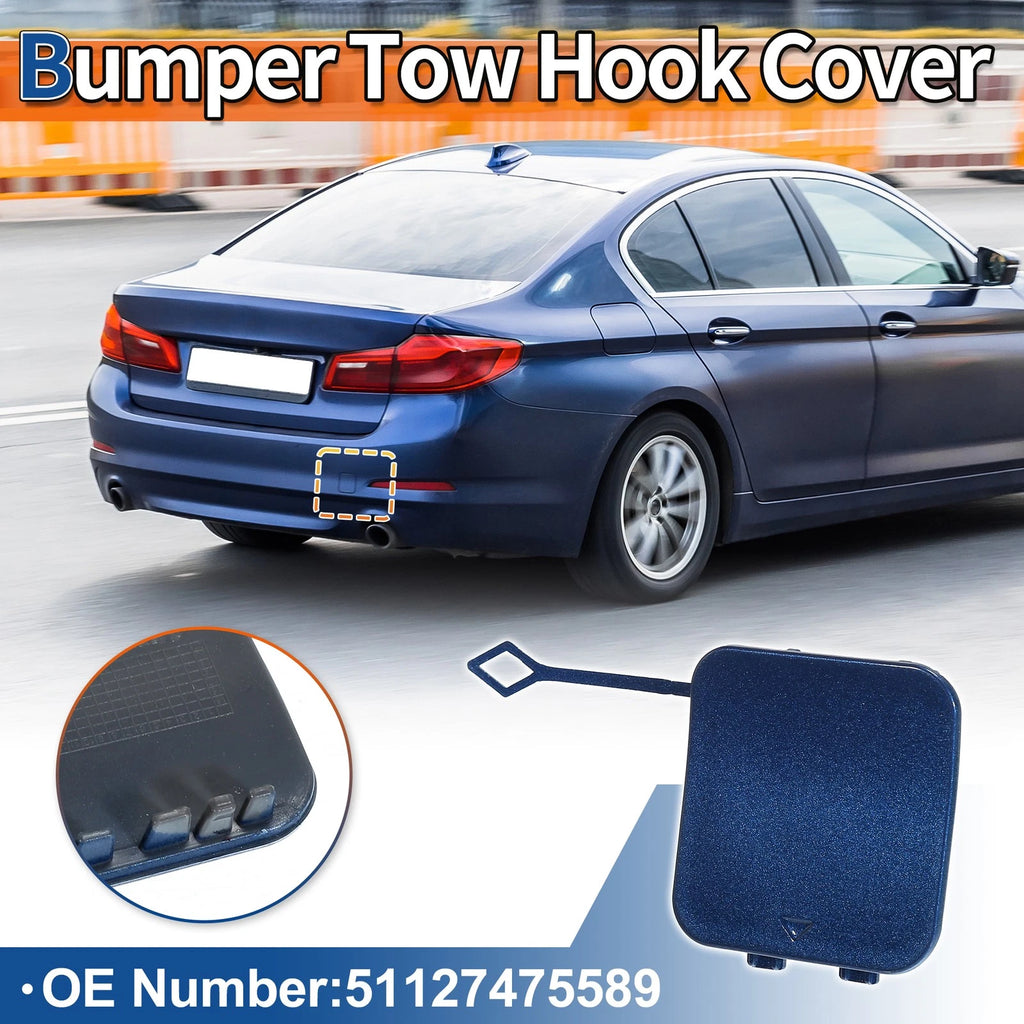 Rear Tow Hook Cover Replacement for BMW 530i 540i M5 (2017–2021)