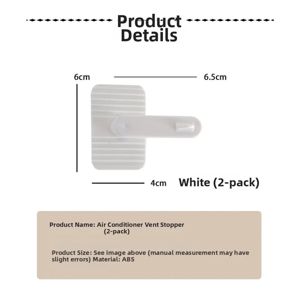 Air Conditioning Vent Clip 2 Pack for Adjustable Air Flow Direction