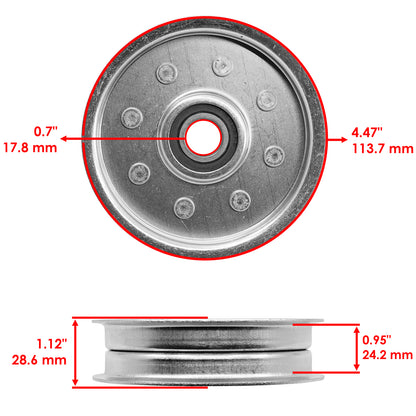 Deck Pulleys Replacement for John Deere 48 Inch 120 140 300 312 (1900–330)