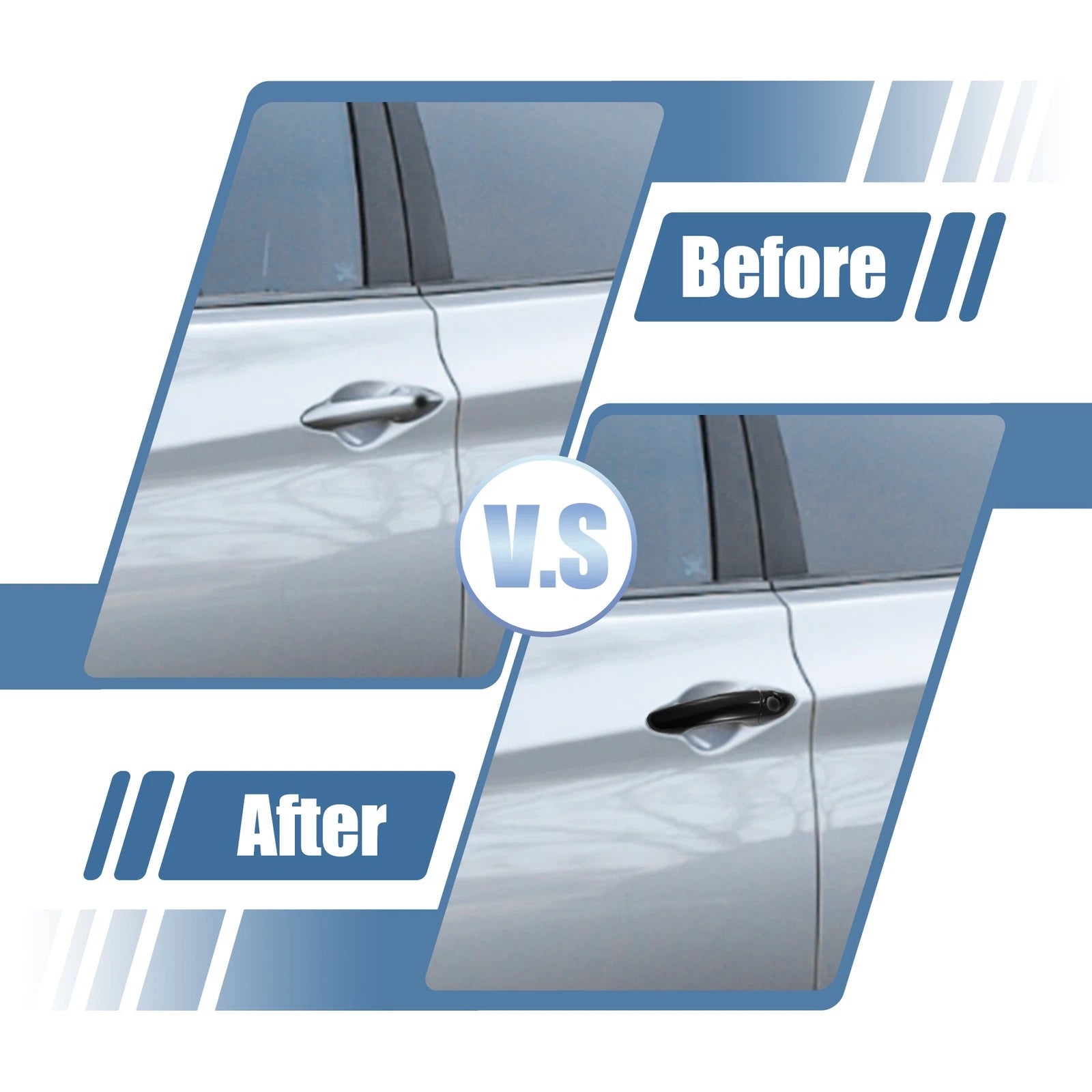 8PCS ABS Side Door Handle Cover Trim Replacement for Hyundai Elantra (2017–2020)