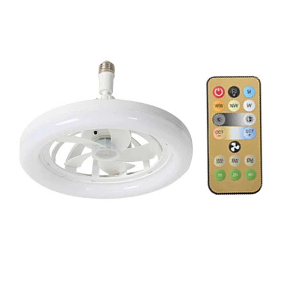 LED Fan Light E27 Screw for Bedroom Lighting
