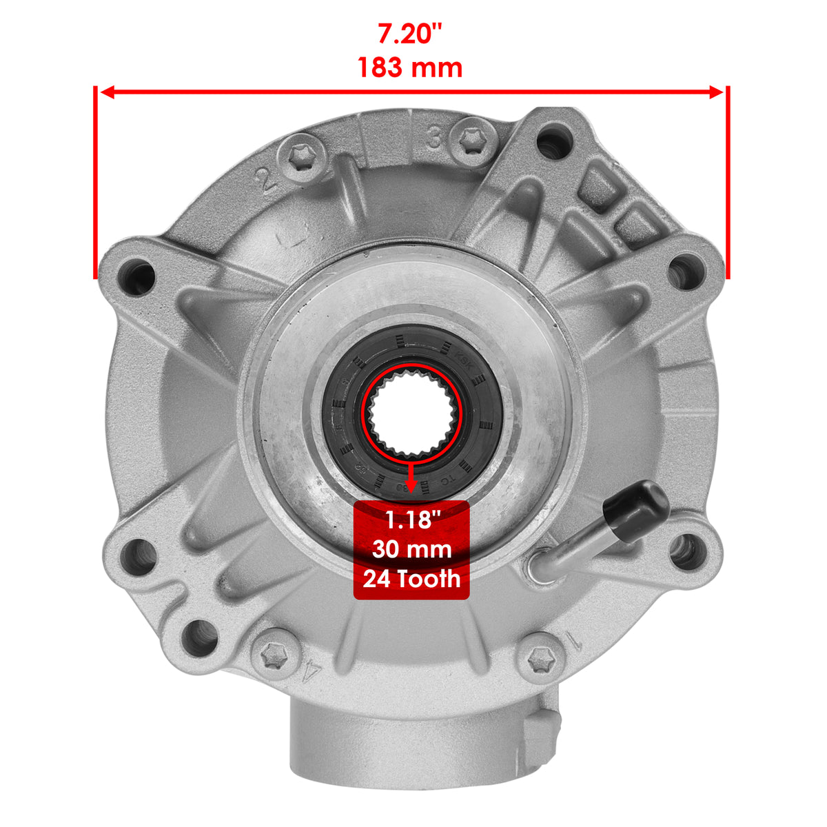 Rear Differential Complete for Can Am Outlander 650 4X4 (2013–2018)