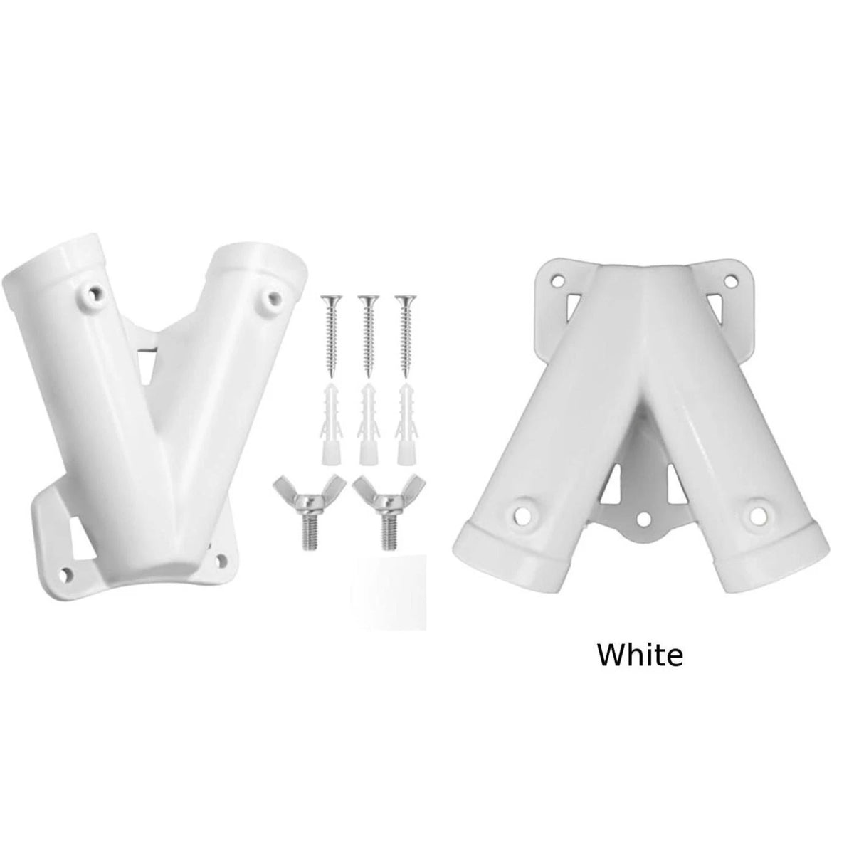 Double Flag Bracket for Heavy Duty Flag Pole - Enhanced Stability Design